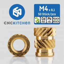 CNC Kitchen Threaded Inserts