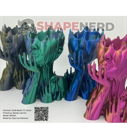 eSun PLA-Silk Magic filament green blue 1.75mm/1kg Green blue, Printing  Materials \ Filaments \ Silk-PLA Brands \ eSun