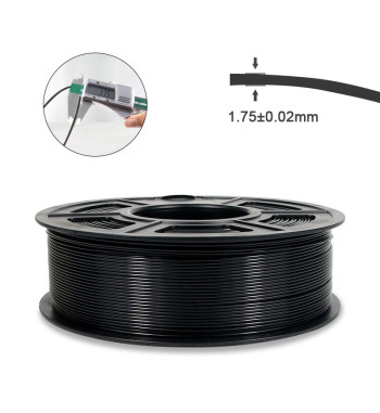 iSANMATE ABS Black 3D Filament 1.75mm 1kg