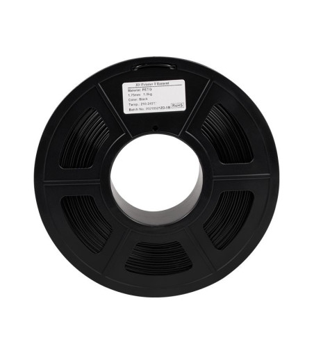 iSANMATE PETG Black 3D Filament 1.75mm 1kg