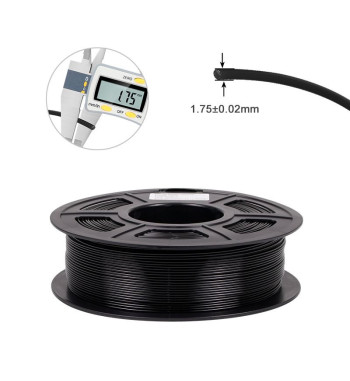 iSANMATE PETG Black 3D Filament 1.75mm 1kg