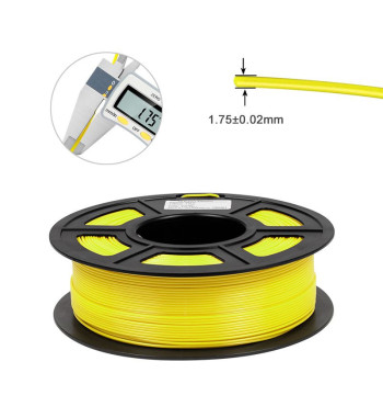 iSANMATE PETG Yellow 3D Filament 1.75mm 1kg