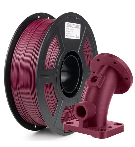 iSANMATE PETG Carbon Fibre Red 3D Filament 1.75mm 1kg