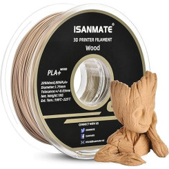 iSANMATE PLA Wood Pine 3D Filament 1.75mm 1kg