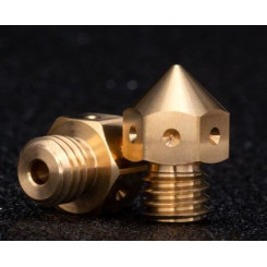 Pack of 10 x MK8 Brass Nozzle (M6 thread)