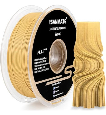 iSANMATE PLA Wood Box 3D Filament 1.75mm 1kg