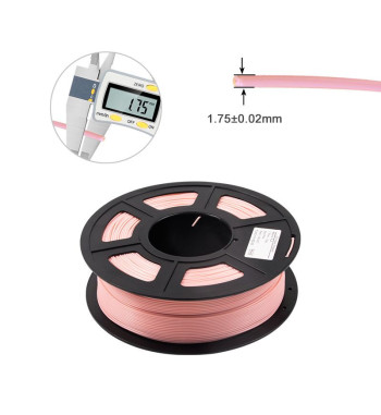 iSANMATE i7 PLA Satin Pink 3D Filament 1.75mm 1kg