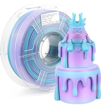 iSANMATE PLA+ Gradient Mermaid Blue Purple 3D Filament 1.75mm 1kg