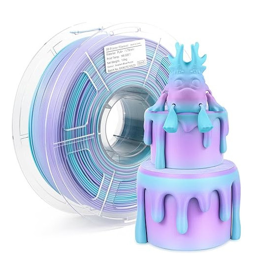 iSANMATE PLA+ Gradient Mermaid Blue Purple 3D Filament 1.75mm 1kg