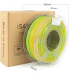 iSANMATE PLA+ Gradient Yellow Green 3D Filament 1.75mm 1kg