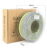 iSANMATE PLA+ Gradient Yellow Purple 3D Filament 1.75mm 1kg