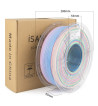 iSANMATE PLA+ Gradient Pink Green Blue 3D Filament 1.75mm 1kg