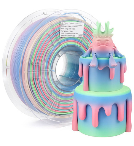 iSANMATE PLA+ Gradient Pink Green Blue 3D Filament 1.75mm 1kg