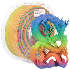 iSANMATE PLA+ Rainbow 3D Filament 1.75mm 1kg