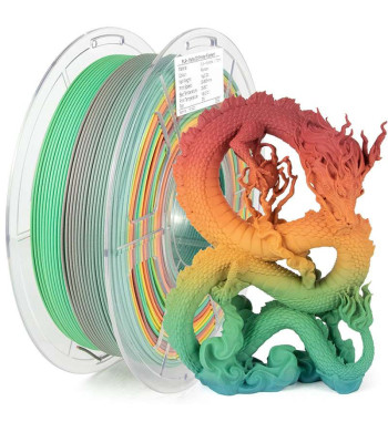 iSANMATE PLA High Speed Matte Rainbow-1 3D Filament 1.75mm 1kg