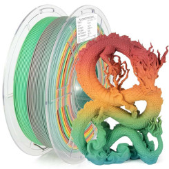 iSANMATE PLA High Speed Matte Rainbow-1 3D Filament 1.75mm 1kg