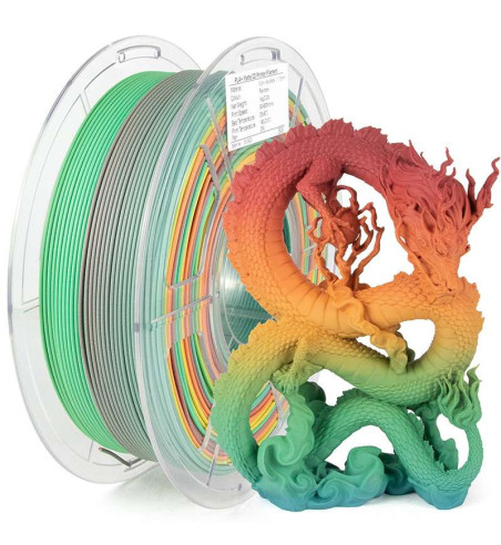 iSANMATE PLA High Speed Matte Rainbow-1 3D Filament 1.75mm 1kg