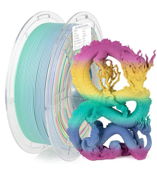 iSANMATE PLA High Speed Matte Rainbow-2 3D Filament 1.75mm 1kg