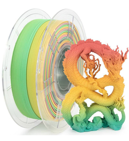 iSANMATE PLA High Speed Matte Rainbow-3 3D Filament 1.75mm 1kg