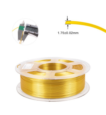 iSANMATE PLA Silk Gold 3D Filament 1.75mm 1kg