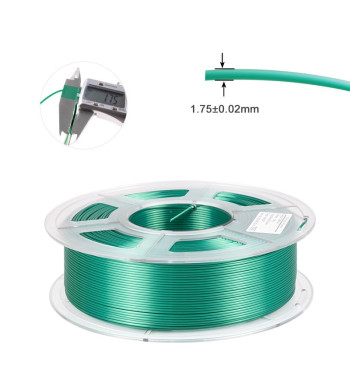 iSANMATE PLA Silk Emerald Green 3D Filament 1.75mm 1kg