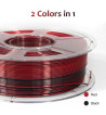 iSANMATE PLA Silk Dual Black Red 3D Filament 1.75mm 1kg