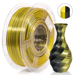 iSANMATE PLA Silk Dual Gold Black 3D Filament 1.75mm 1kg