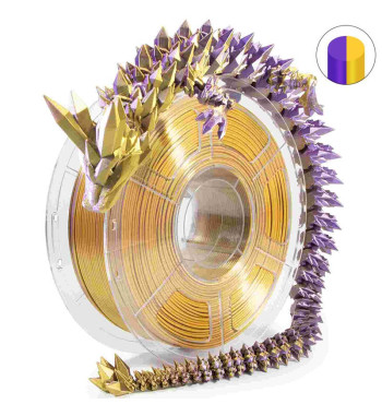 iSANMATE PLA Silk Dual Gold Purple 3D Filament 1.75mm 1kg