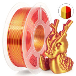 iSANMATE PLA Silk Dual Gold Red 3D Filament 1.75mm 1kg