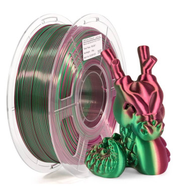 iSANMATE PLA Silk Dual Red Green 3D Filament 1.75mm 1kg