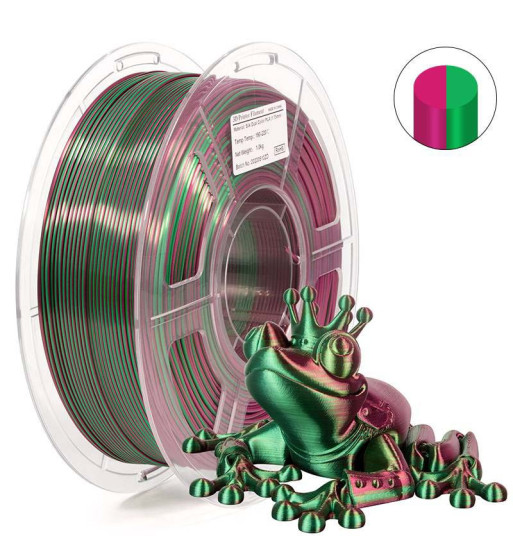 iSANMATE PLA Silk Dual Red Green 3D Filament 1.75mm 1kg