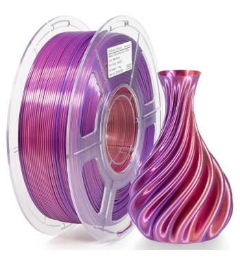 iSANMATE PLA Silk Dual Red Purple 3D Filament 1.75mm 1kg