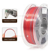 iSANMATE PLA Silk Dual Red Silver 3D Filament 1.75mm 1kg