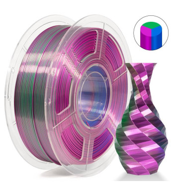 iSANMATE PLA Silk Tri Blue Green Purple 3D Filament 1.75mm 1kg