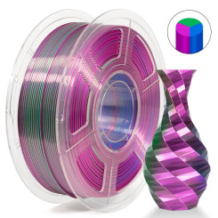 iSANMATE PLA Silk Tri Blue Green Purple 3D Filament 1.75mm 1kg