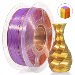 iSANMATE PLA Silk Tri Gold Purple Copper 3D Filament 1.75mm 1kg