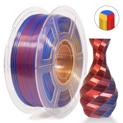 iSANMATE PLA Silk Tri Red Gold Blue 3D Filament 1.75mm 1kg