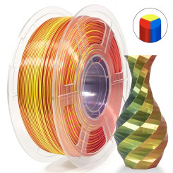 iSANMATE PLA Silk Tri Red Yellow Blue 3D Filament 1.75mm 1kg