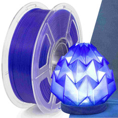 iSANMATE PLA Clear Blue 3D Filament 1.75mm 1kg