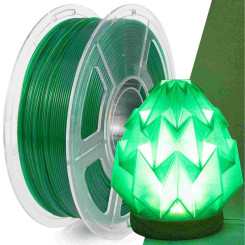 iSANMATE PLA Clear Green 3D Filament 1.75mm 1kg