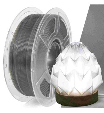 iSANMATE PLA Clear Grey 3D Filament 1.75mm 1kg