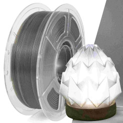 iSANMATE PLA Clear Grey 3D Filament 1.75mm 1kg