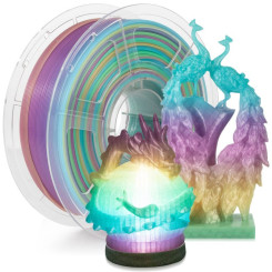 iSANMATE PLA Clear Rainbow 3D Filament 1.75mm 1kg