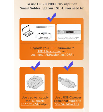 Miniware TS101 Soldering Iron