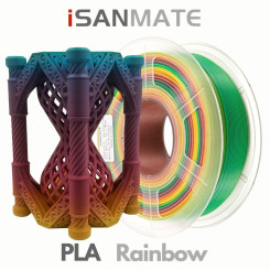 iSANMATE PLA Rainbow 3D Filament 1.75mm 1kg