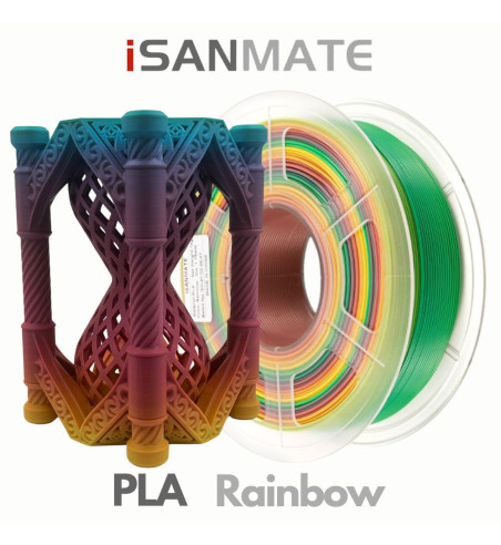 iSANMATE PLA Rainbow 3D Filament 1.75mm 1kg