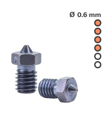 Prusa X E3D Nozzle V6 0.6mm