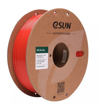 eSUN PLA-Lite Red 3D Filament 1.75mm 1kg