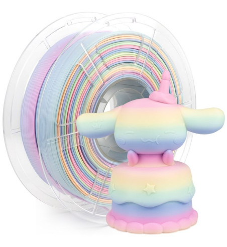 iSANMATE PLA High Speed Rainbow Frosting Cake 3D Filament 1.75mm 1kg