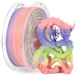 iSANMATE PLA High Speed Rainbow Fairy Floss 3D Filament 1.75mm 1kg